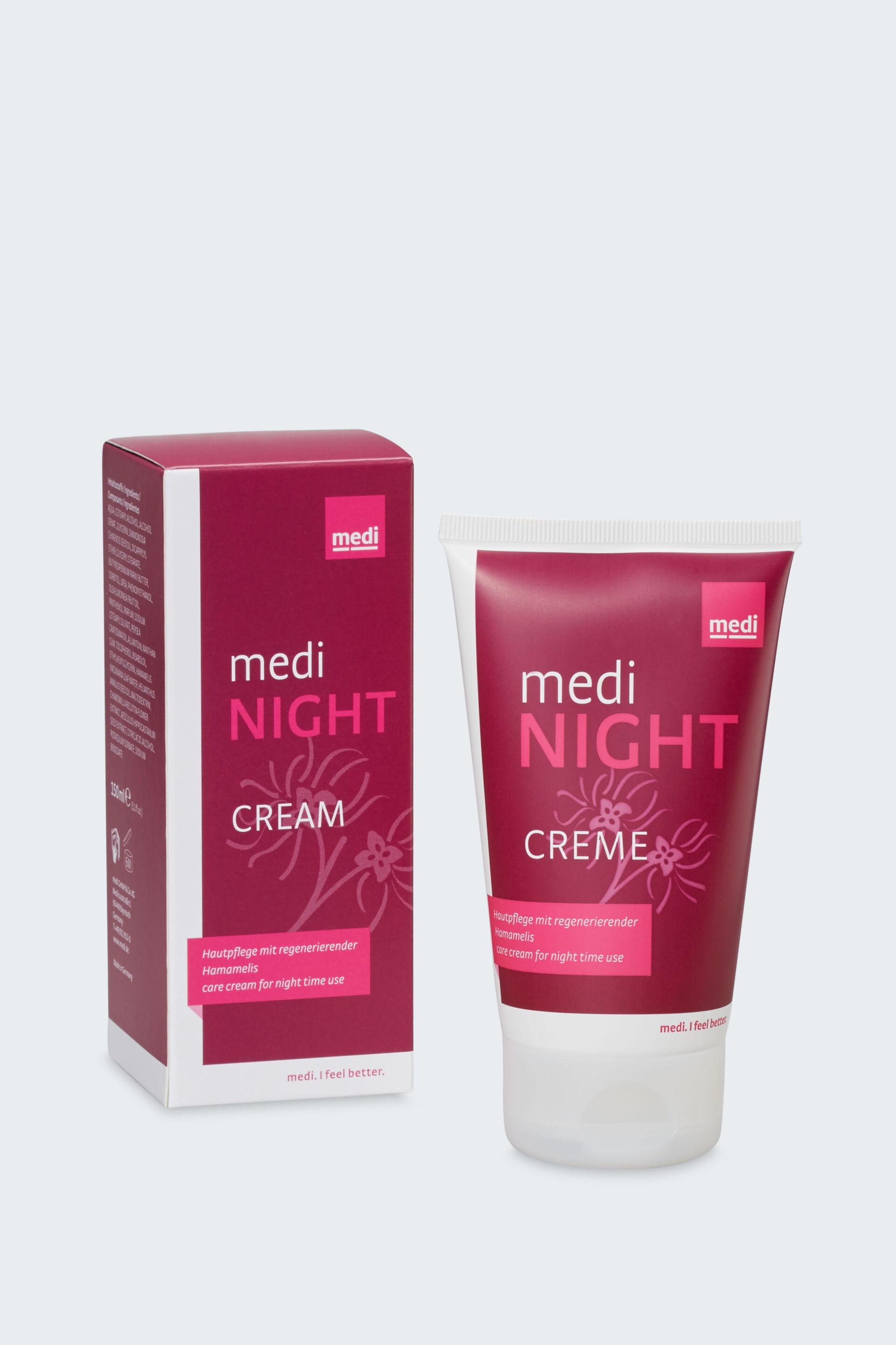 Pflegecreme für die Nacht zur Regeneration und Hautpflege